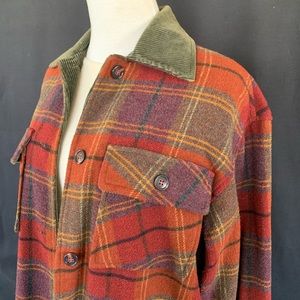 Jordan & Cole Vintage Flannel w/ fringe CA